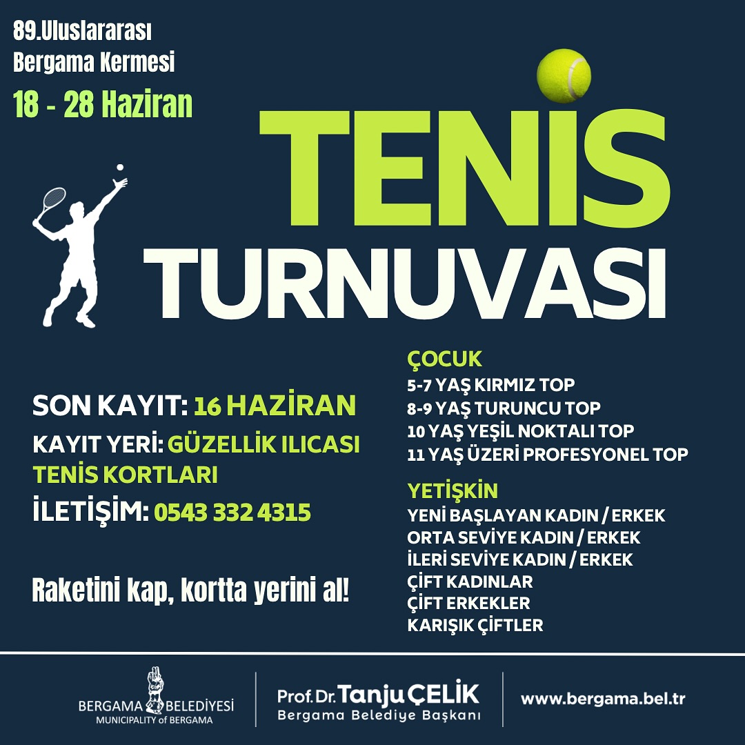 Tenis Turnuvası Başlıyor!