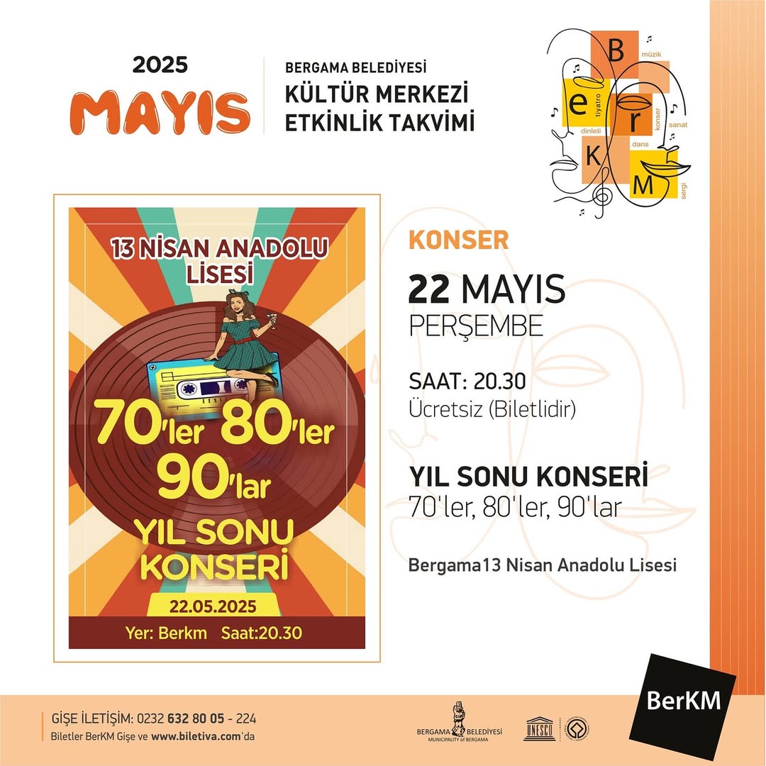 70’ler, 80’ler, 90’lar Yıl Sonu Konseri