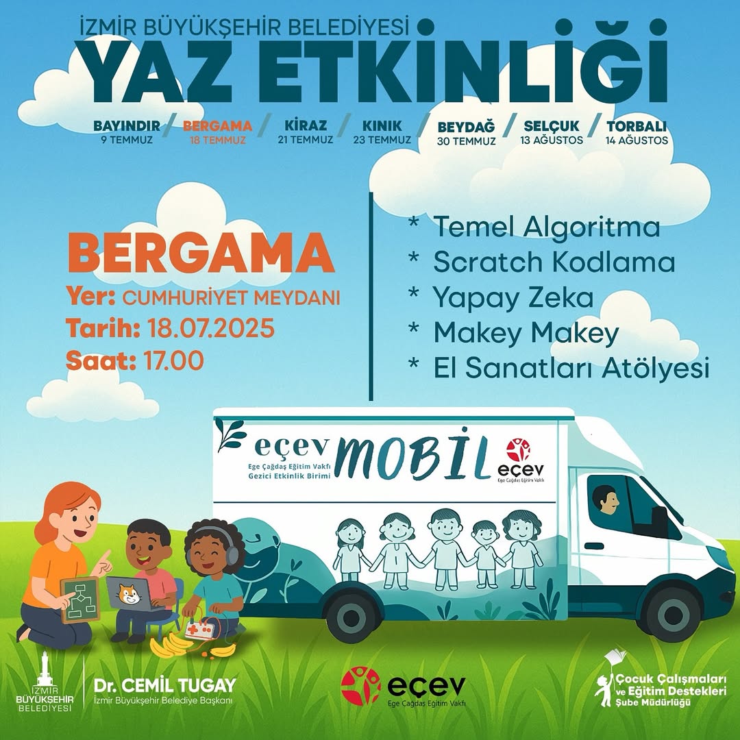 Çocuklar İçin Harika Bir Yaz Etkinliği Bergama’da!